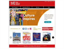 Tablet Screenshot of massculturalcouncil.org
